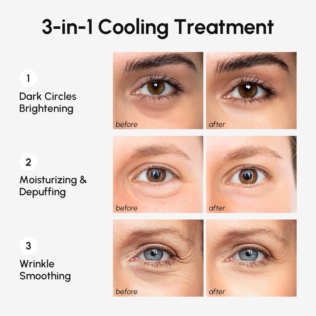 MAREE Hydrating Under Eye Patches – Caffeine, Collagen & Niacinamide for Puffiness and Brightness