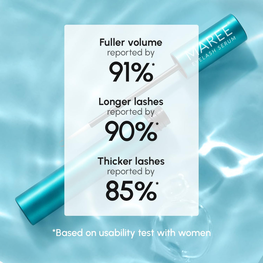 MAREE Eyelash Serum for Lashes & Brows – Prostaglandin-Free Growth, Rapid Lash & Brow Boost