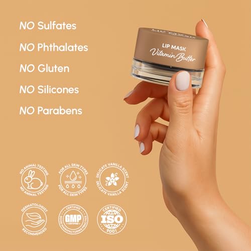 MAREE Lip Mask Overnight Vanilla – Hydrating Night Lip Treatment with Collagen & Oils