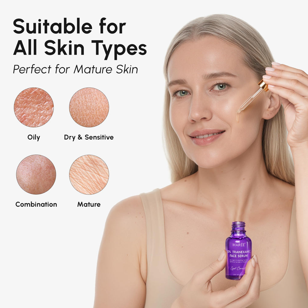 MAREE 20% Tranexamic Acid Serum Complex – Dark Spot Corrector with Niacinamide & Vitamin C