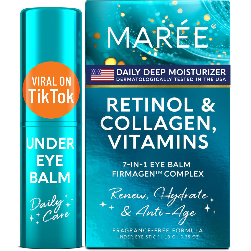 MAREE Under Eye Balm Stick with Retinol & Ceramide Complex – Hydrating Anti-Wrinkle Eye Care