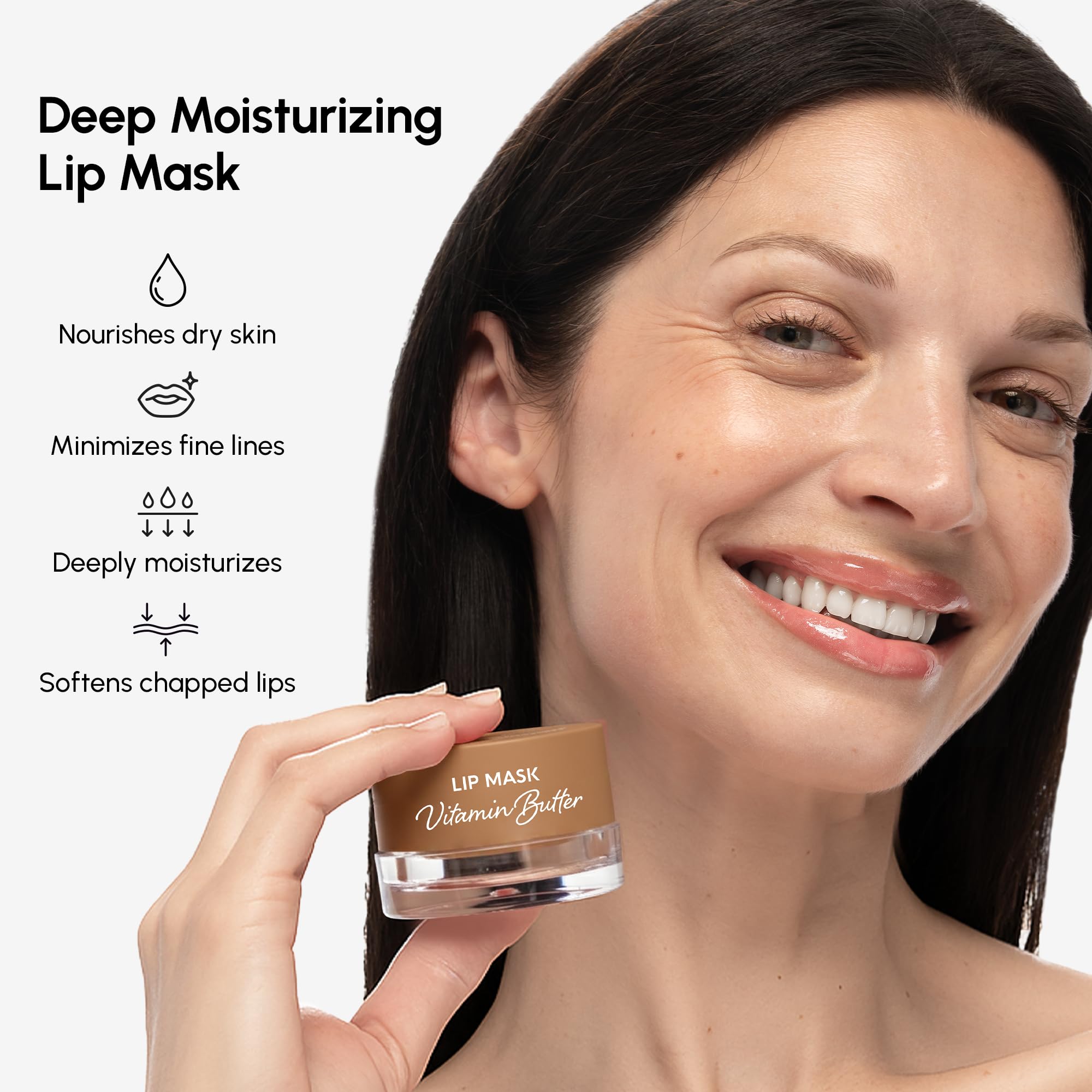 MAREE Lip Mask Overnight Vanilla – Hydrating Night Lip Treatment with Collagen & Oils