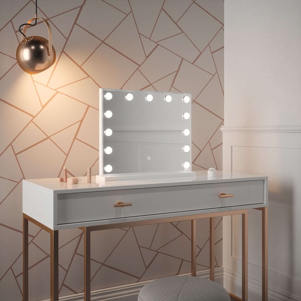 Margot Small Hollywood Mirror 50x42cm