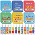 Marhpveua 24-Piece Fruity Lip Balm Gift Set Valentines Day Gifts