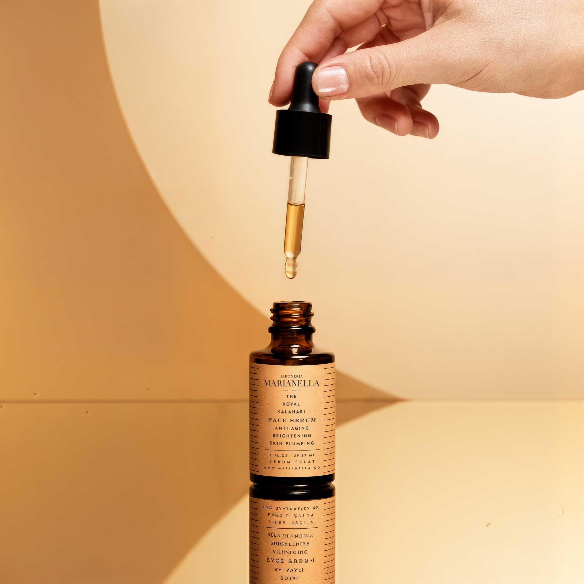 Marianella Anti-Aging Royal Kalahari Serum – Hyaluronic Acid, Vitamin C & Melon Oil | Face & Eye Serum