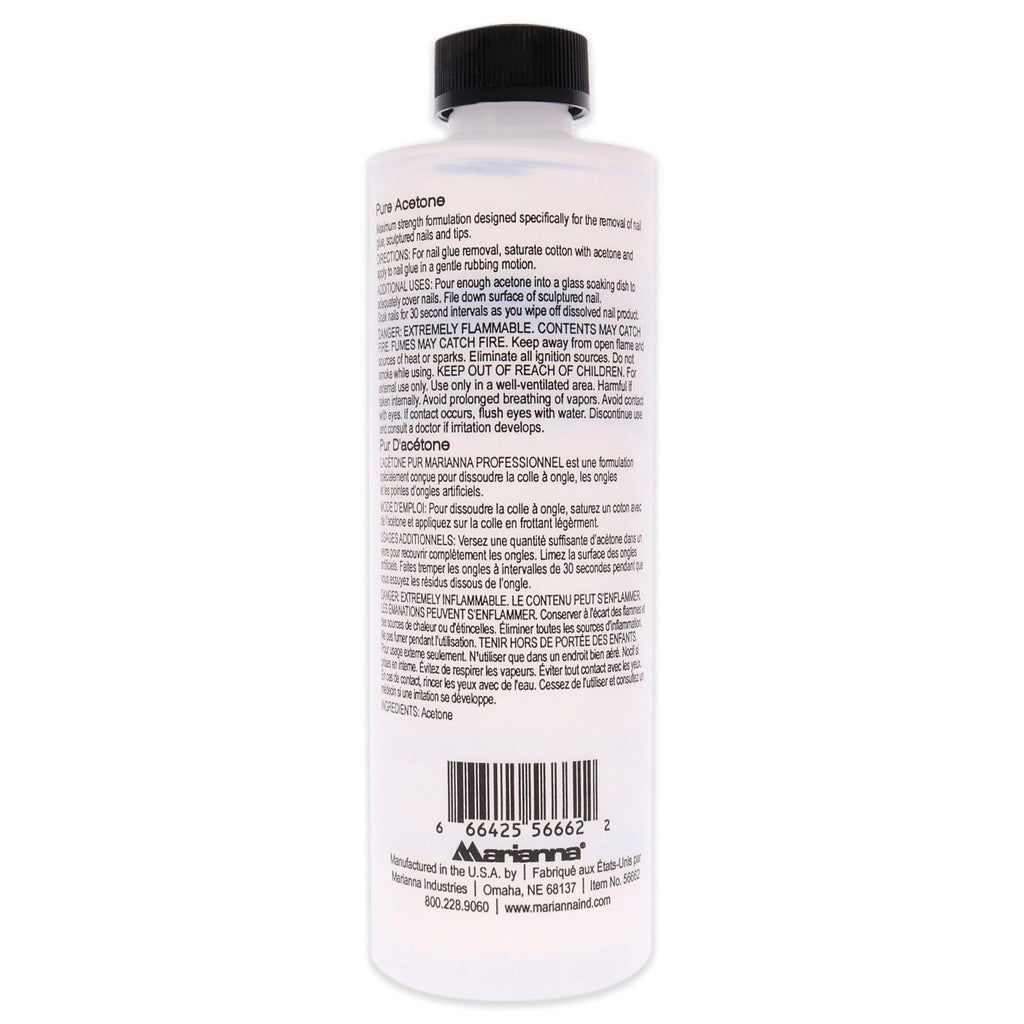 Marianna Pure Acetone Nail Polish Remover – 16 oz