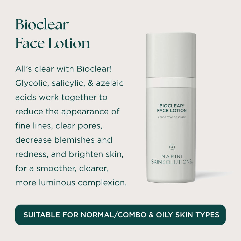 Marini SkinSolutions Bioclear Face Lotion — Triple-Acid Resurfacing for Smoother, Clearer Skin
