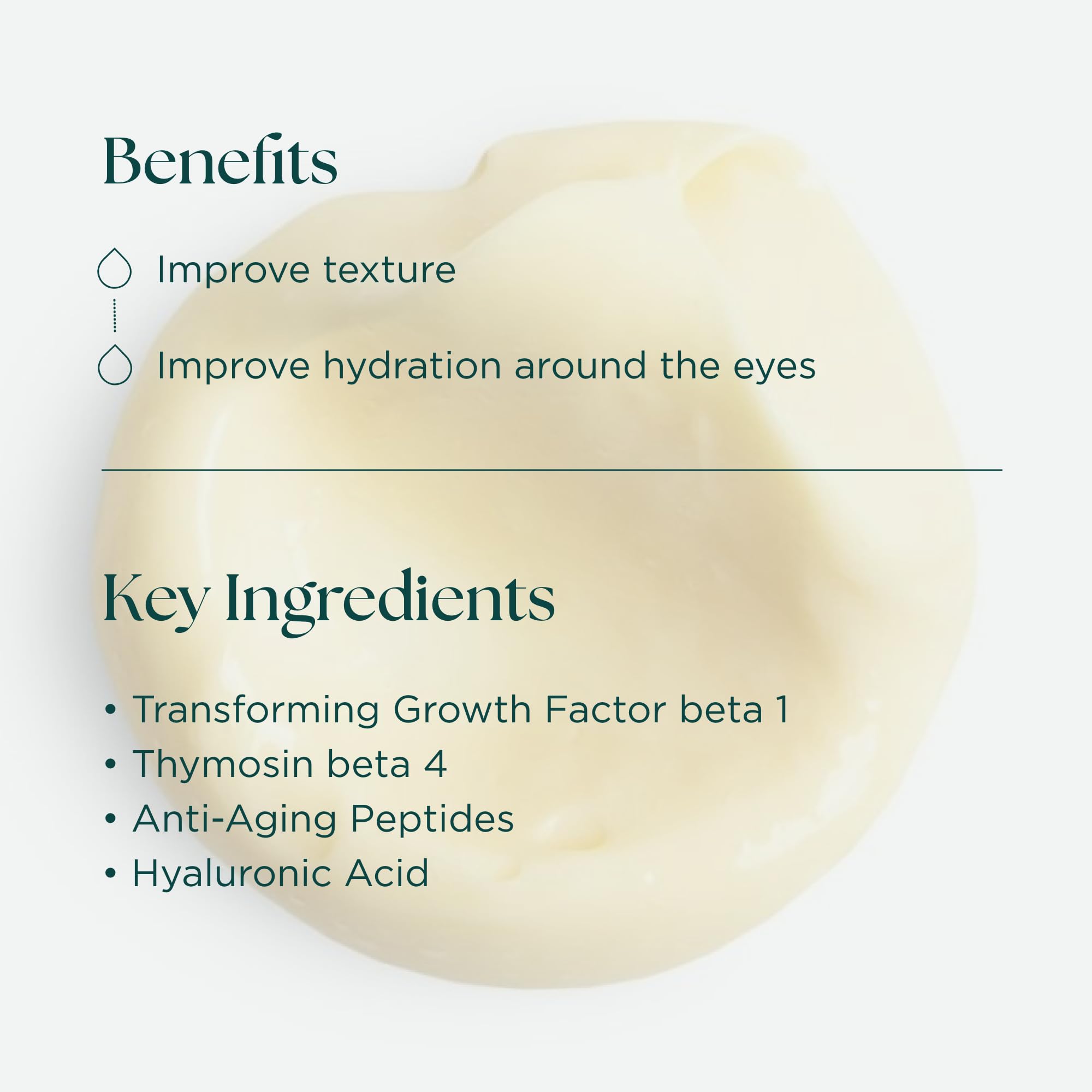 Marini SkinSolutions Transformation Eye Cream – Anti-Aging Peptides & Hyaluronic Acid (0.5 oz)