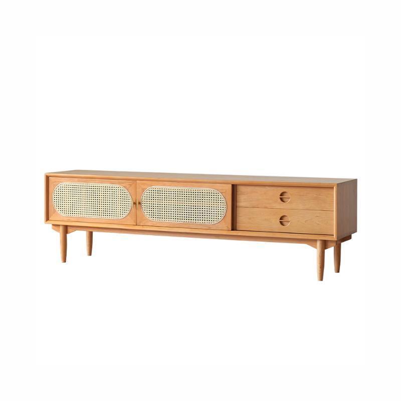 Mario Cane Rattan TV Stand