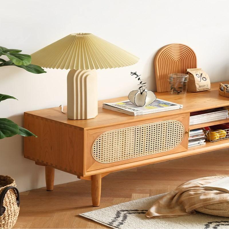 Mario Cane Rattan TV Stand