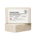 MARLOWE No. 102 Oud Wood Body Scrub Soap – Exfoliating Bar with Shea Butter & Olive Oil