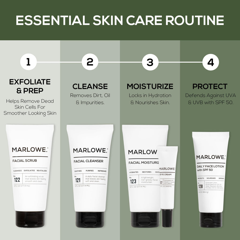 MARLOWE. No. 127 Mens Eye Cream | Vitamin C, Caffeine & Squalane for Puffiness, Wrinkles & Dark Circles