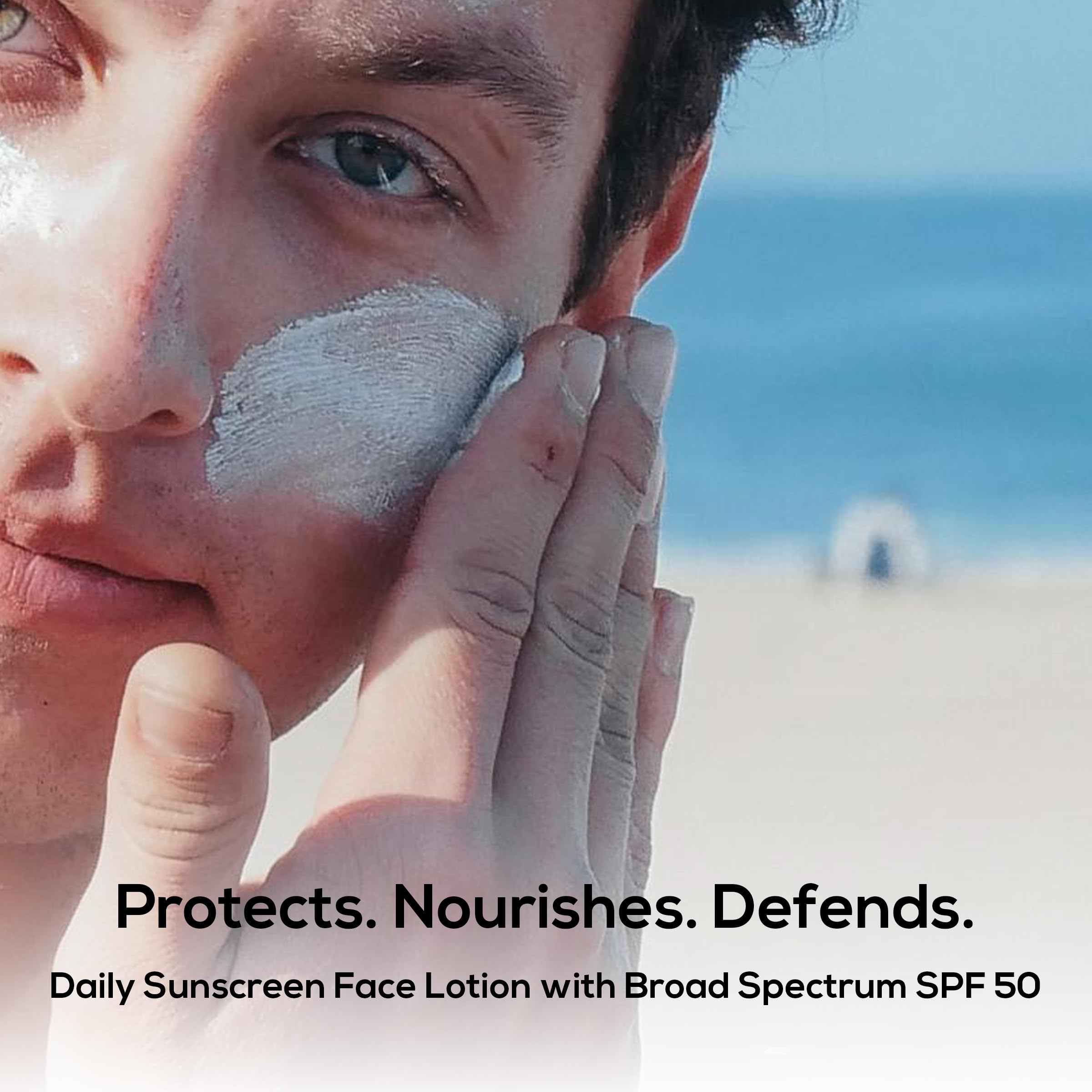 MARLOWE. No. 128 SPF 50 Men's Facial Lotion – Oil-Free, 3.4 oz