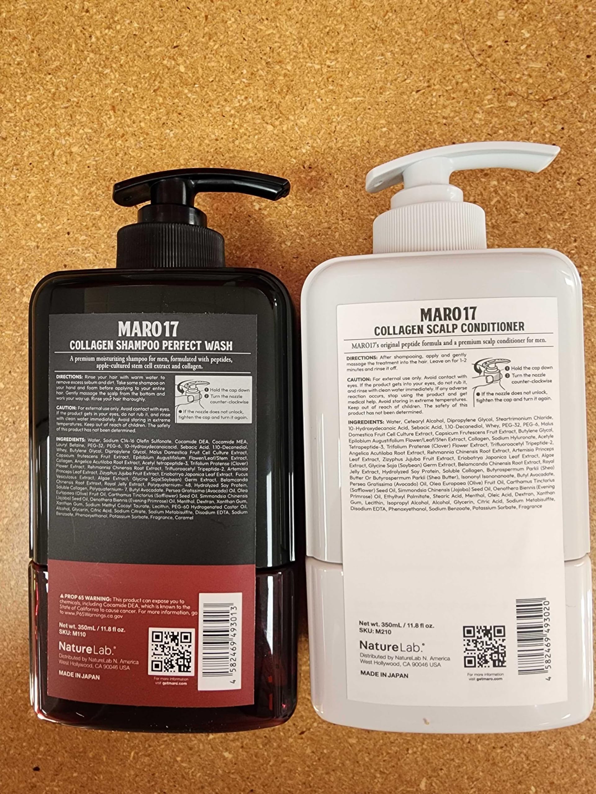 MARO17: Japan's #1 Collagen Shampoo & Conditioner Duo for Fuller, Hydrated Hair
