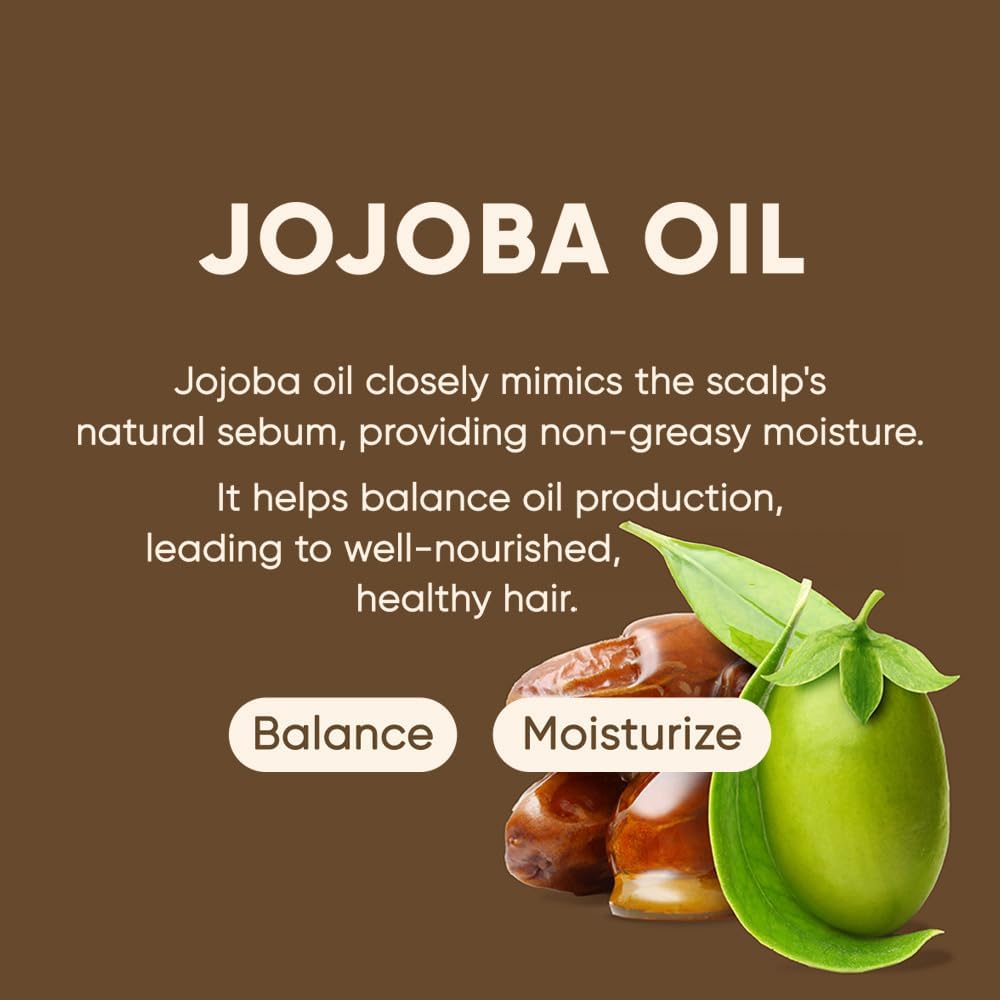 MARS MADE Jojoba Oil Shampoo Bar 2.0 – Hydrating Solid Shampoo for All Hair Types (120g)