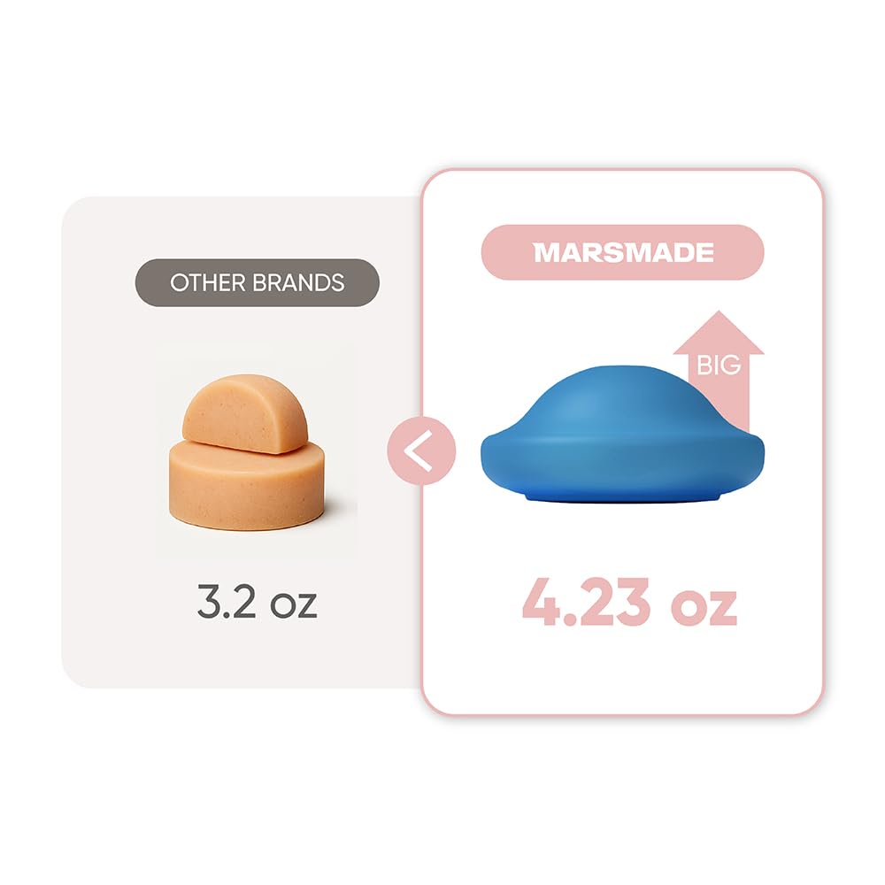 MARS MADE Rosemary Shampoo Bar 2.0 | Hydrating Natural Hair Soap for Volume & Scalp Nourishment