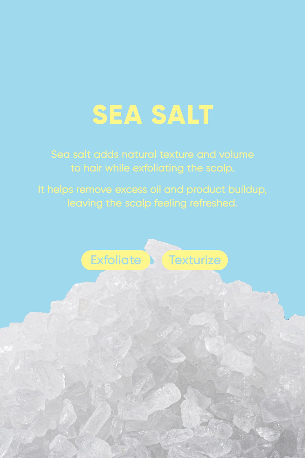 Mars Made Sea Salt Shampoo Bar 2.0 – Hydrating, Volumizing Solid Shampoo for All Hair Types