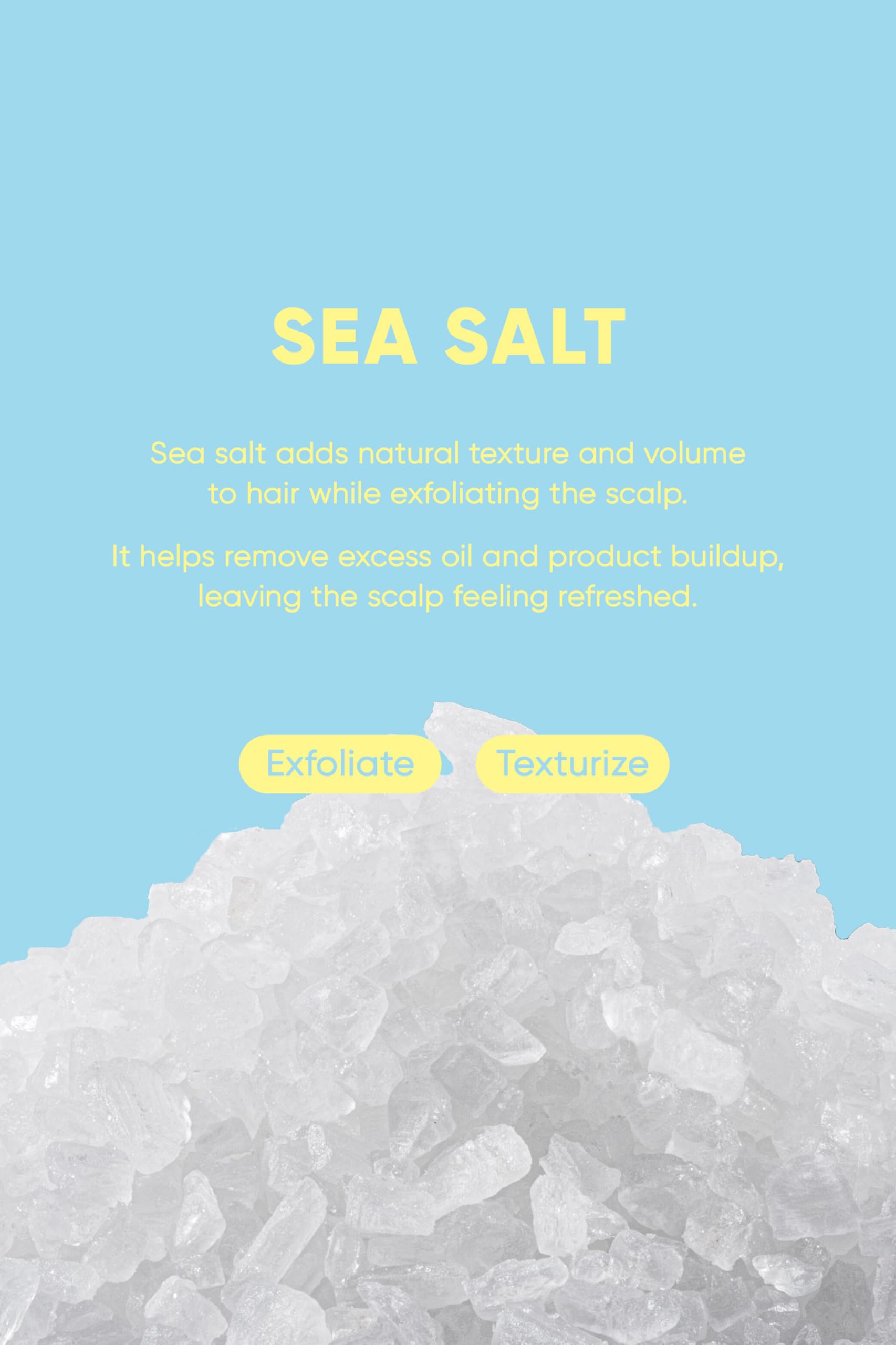 Mars Made Sea Salt Shampoo Bar 2.0 – Hydrating, Volumizing Solid Shampoo for All Hair Types