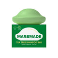 MARS MADE Tea Tree Shampoo Bar 2.0 – Hydrating & Purifying Solid Shampoo for All Hair Types (120g)