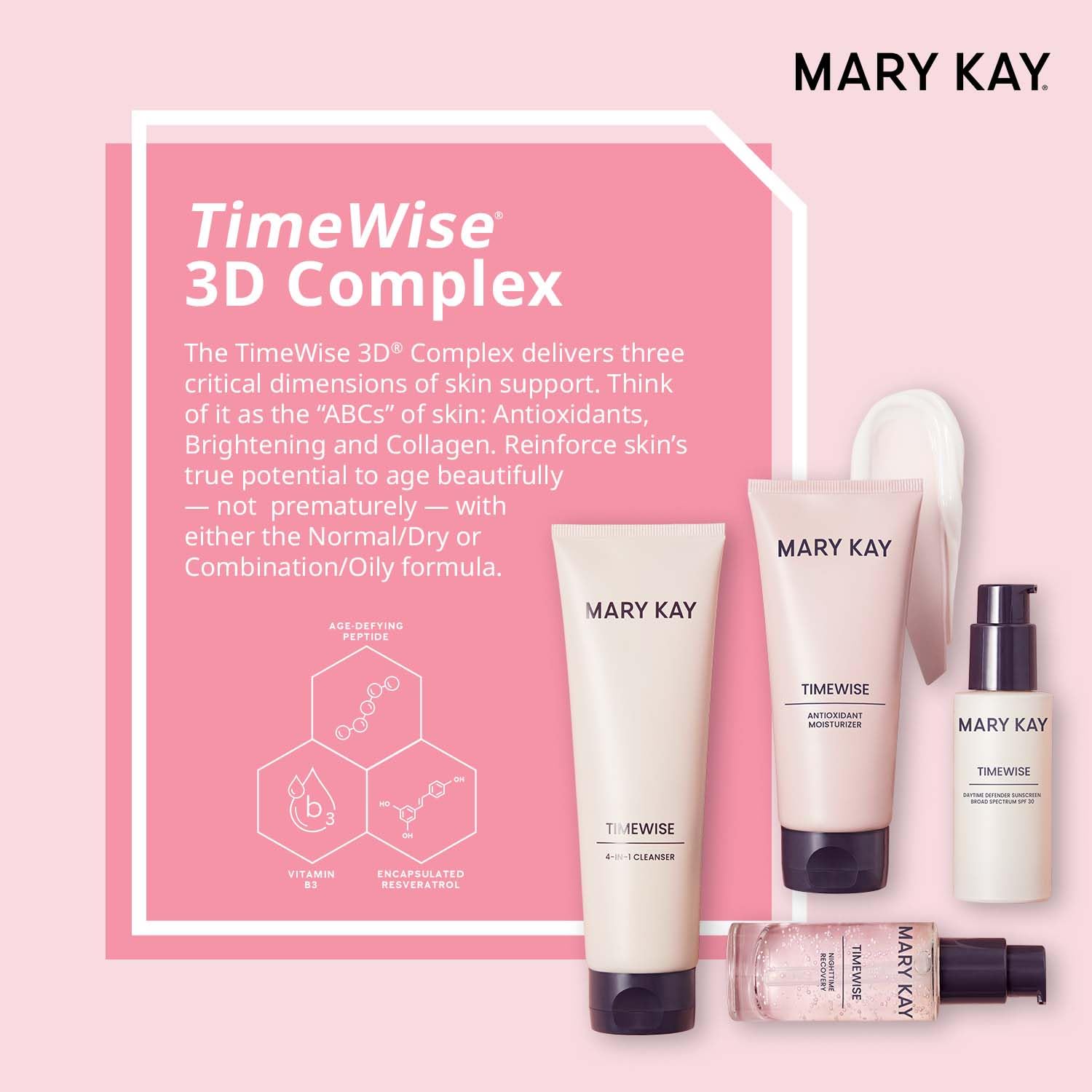 Mary Kay TimeWise Miracle Set Normal/Dry – Anti-Aging Skincare System