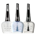 MASGLO Gel Evolution – Set of 3 Nail Polishes (No Lamp Needed) | Fast-Drying, 12-Day Wear, 13-Free, Vegan