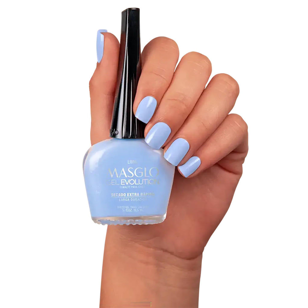 MASGLO Gel Evolution – Set of 3 Nail Polishes (No Lamp Needed) | Fast-Dry, 12-Day Wear, 13-Free