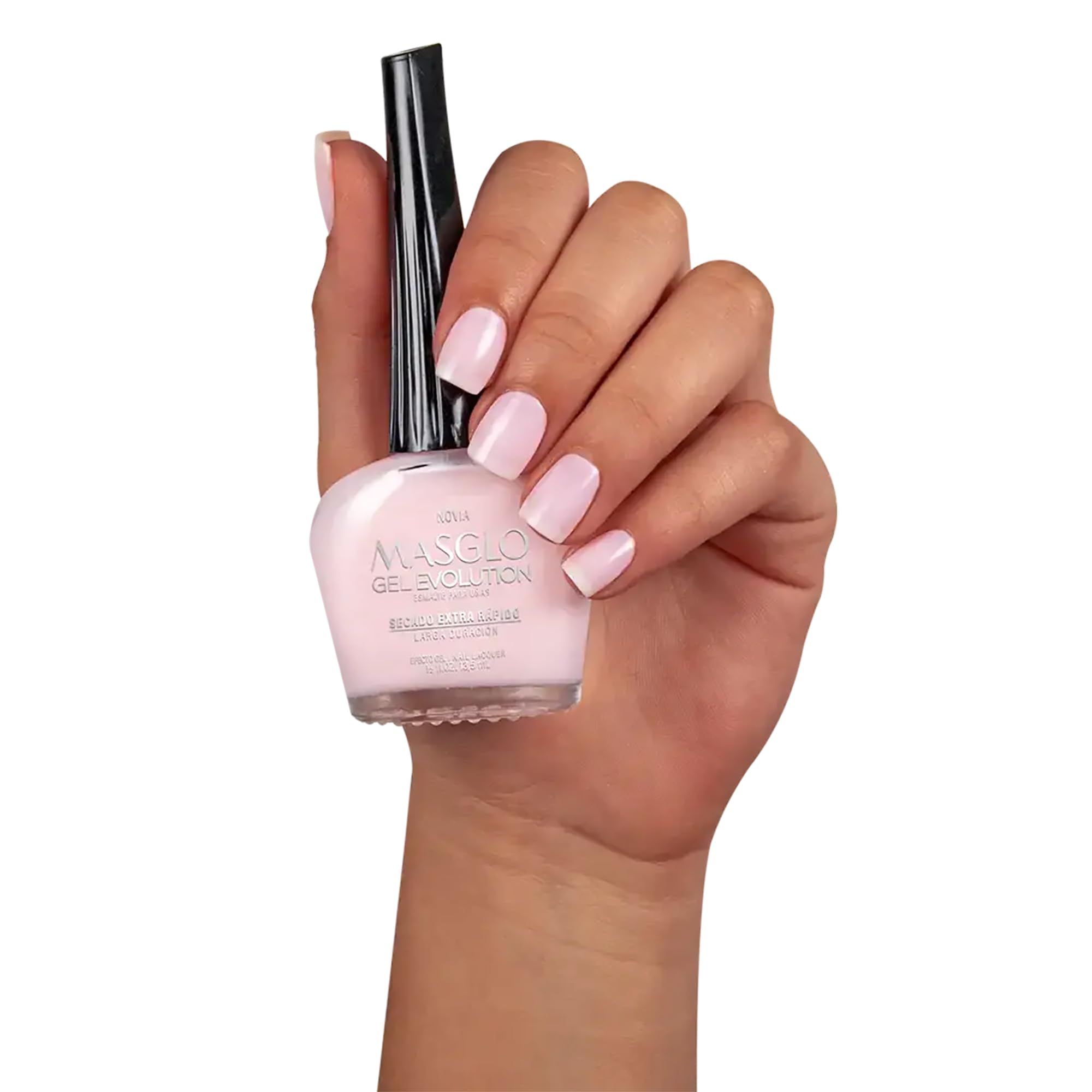 MASGLO Gel Evolution – Set of 3 No-Lamp Gel Polish, Fast-Drying, 12-Day Wear, 14-Free Formula, High-Gloss, Vegan (0.5 oz Each)