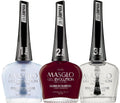 MASGLO Gel Evolution Set – 3 Nail Polishes, No Lamp, 12-Day Wear, 14-Free Vegan