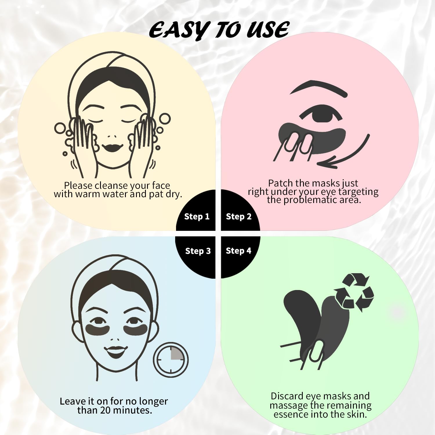 Maskiss Under Eye Patches Gift Set – 24 Pairs in 3 Colors