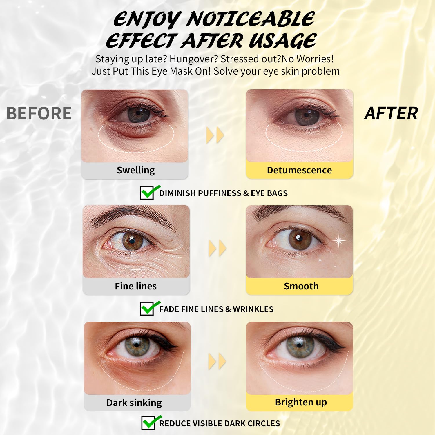 Maskiss Retinol Under Eye Patches (24 Pairs) – Firming, Hydration & Brightening
