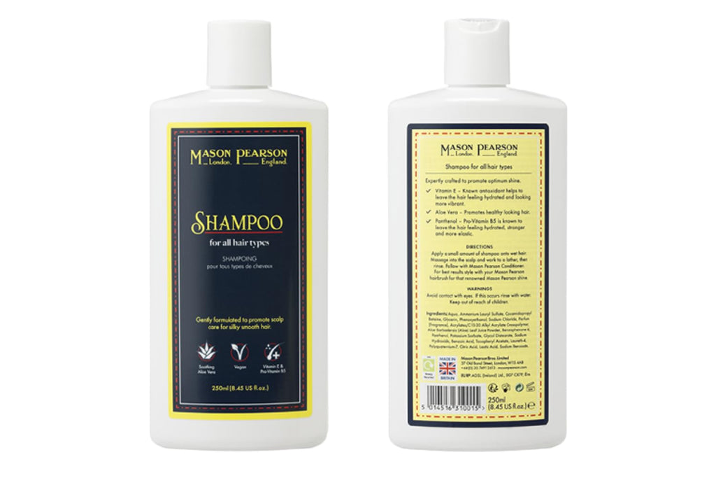 Mason Pearson Shampoo for All Hair Types - Hydration, Nourishment, and Balanced Oils