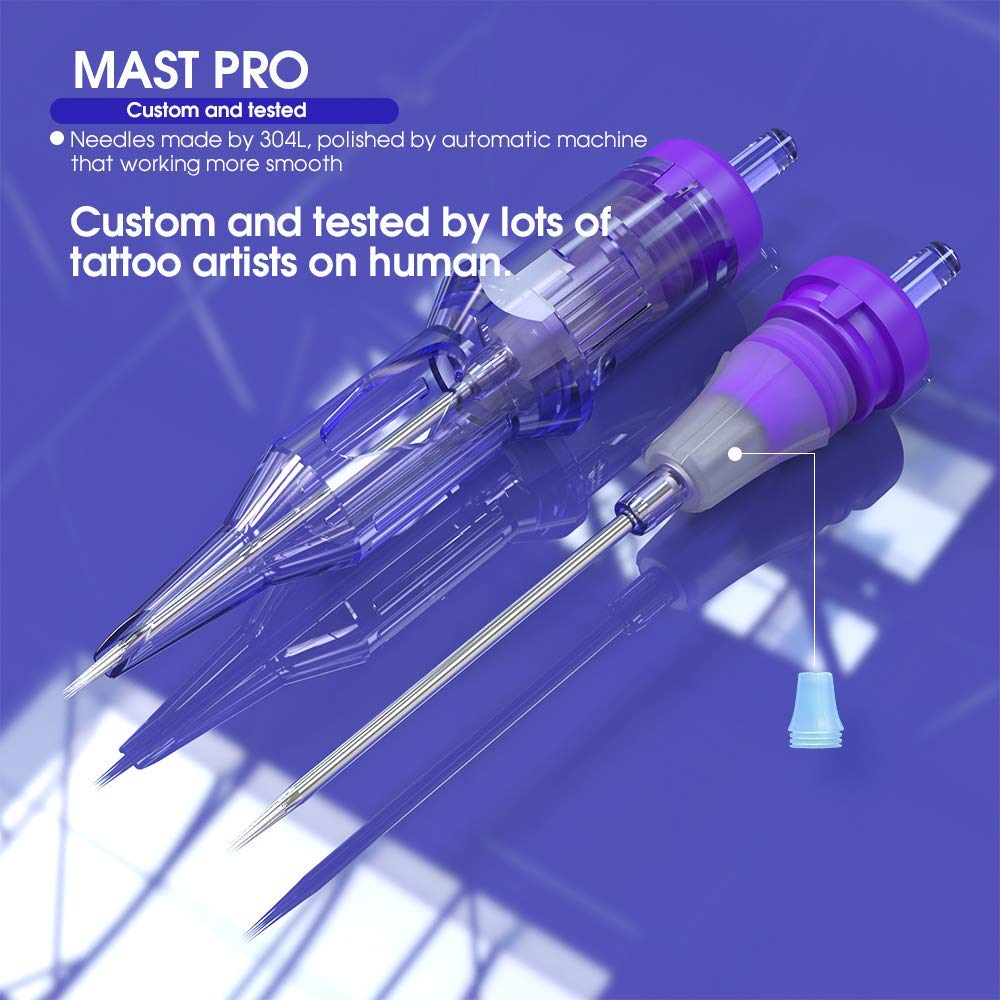 Mast Pro Tattoo Cartridges 20Pcs 1005RS – Round Shader & Liner