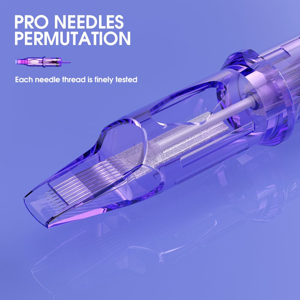 MAST TATTOO Mast Pro Cartridges 20Pcs – Disposable Bugpin Magnum 1005M Needles