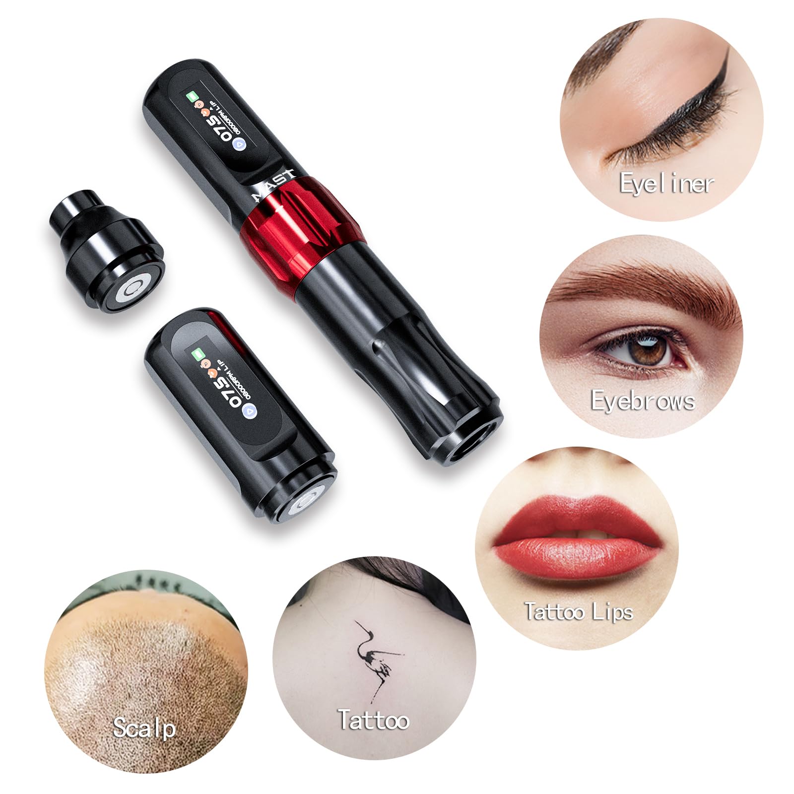 Mast Tattoo Tour2 Pro Cordless Tattoo Pen Kit for Beginners – Home Training