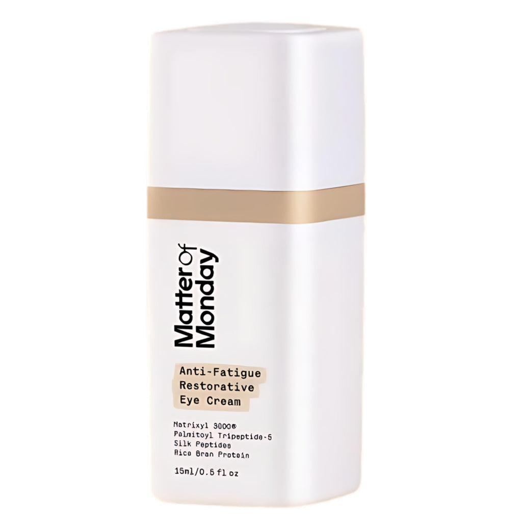 Matter of Monday Anti-Fatigue Eye Cream – Pro-Strength Peptide Eye Cream for Dark Circles & Puffiness (0.5 oz)