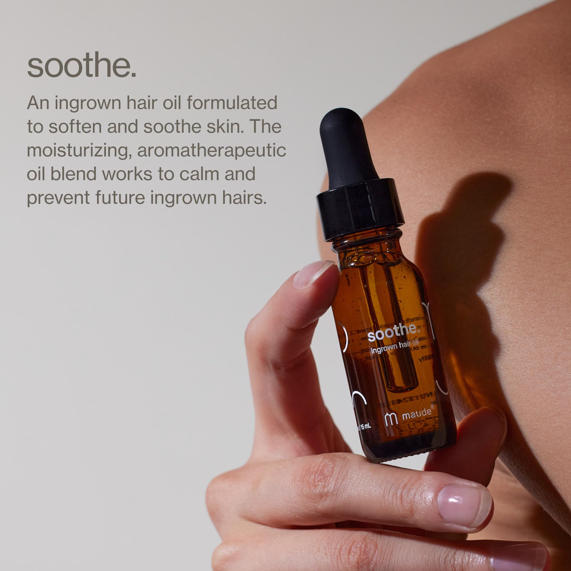 Maude Soothe - Ingrown Hair Oil & After Shave Care (0.5 oz) | Dermatologist-Approved