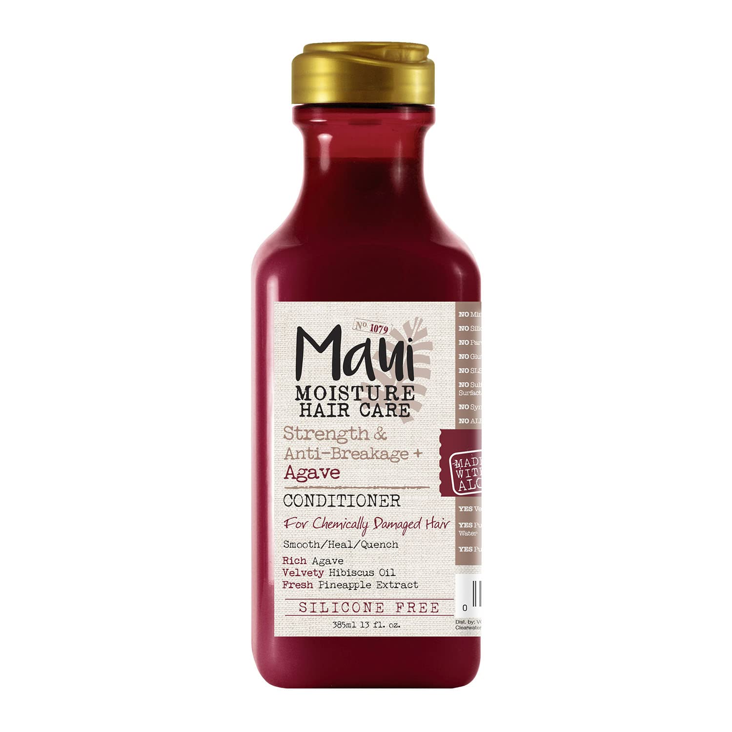 Maui Moisture Strength Anti-Breakage + Agave Conditioner for Color-Treated Hair | Vegan, Sulfate-Free