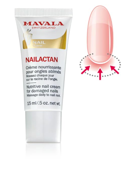MAVALA Nailactan Nutritive Nail Cream for Damaged Nails – Nail Strengthener & Hardener | 0.5 oz