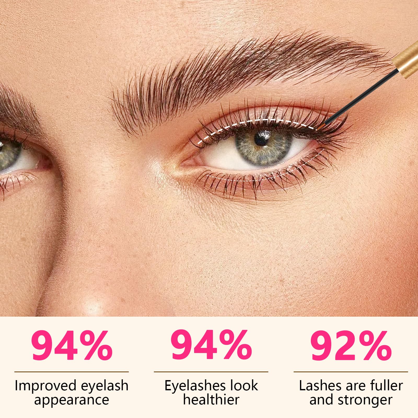 MAVENI Lash Enhancing Serum – Advanced Eyelash Growth (5ml) – Gold