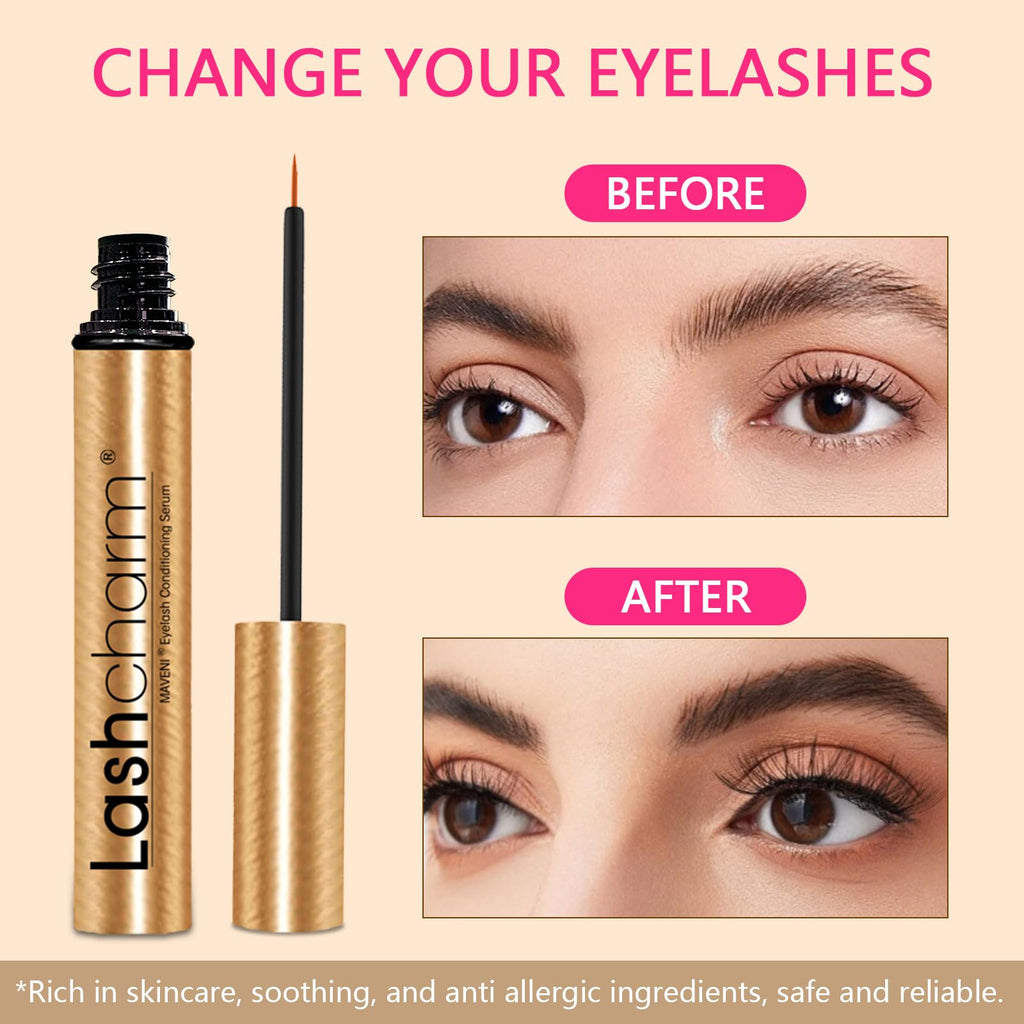 MAVENI Lash Enhancing Serum – Advanced Eyelash Growth (5ml) – Gold