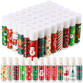 Maxcheck 48 Pcs Christmas Lip Balm Bulk – Jasmine-Scented Lip Balms Gift Set (Classic)