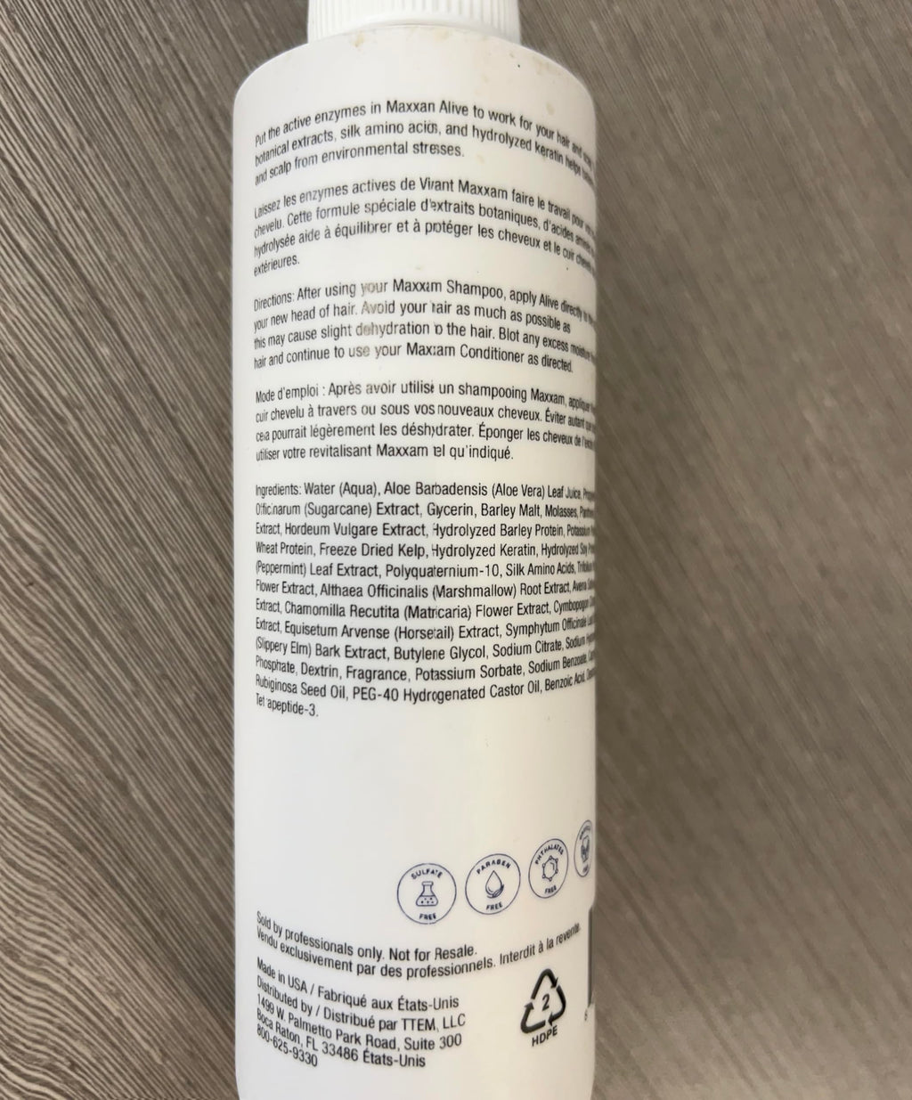 Maxxam Alive Cleansing Shampoo — Hair Growth & Scalp Care | Fermented Rice Formula