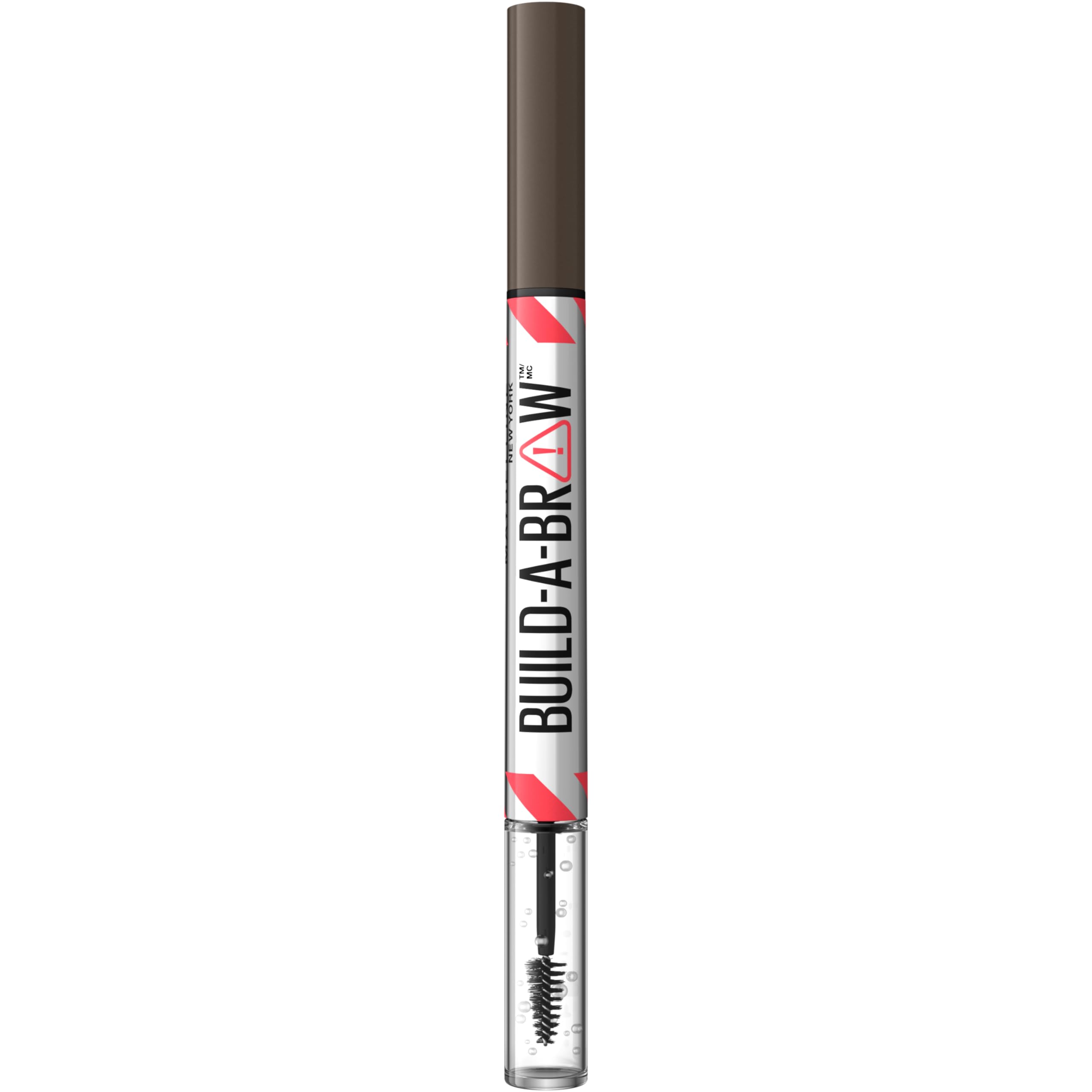 Maybelline Build-A-Brow 2-in-1 Brow Pen + Sealing Gel – Real-Looking, Waterproof, 24HR Wear