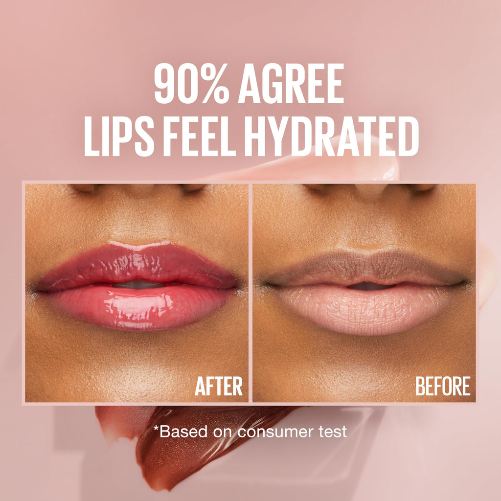 Maybelline Lifter Gloss with Hyaluronic Acid — Hydrating Lip Gloss, High Shine, Heat Raspberry, 0.18 oz (Pack of 2)