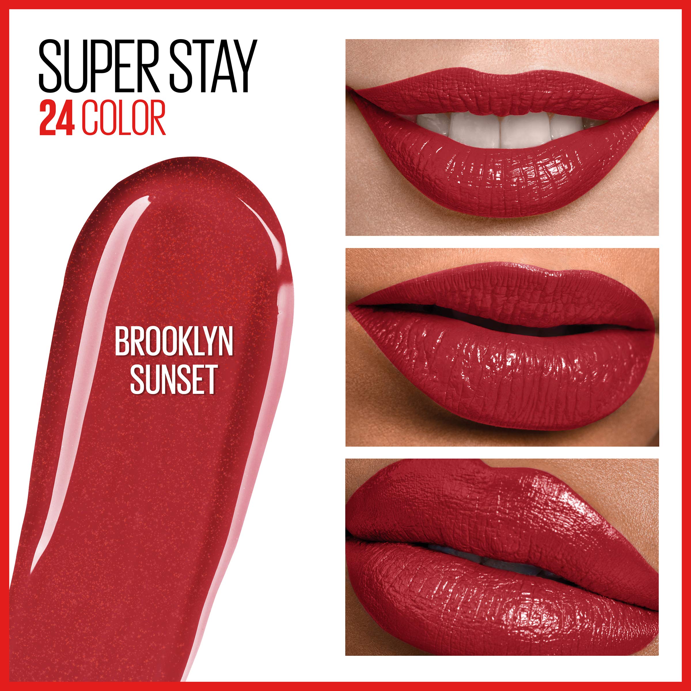 MAYBELLINE Super Stay 24 2-step Liquid Lipstick & Lip Balm — 925 Brooklyn Sunset (1 ct)