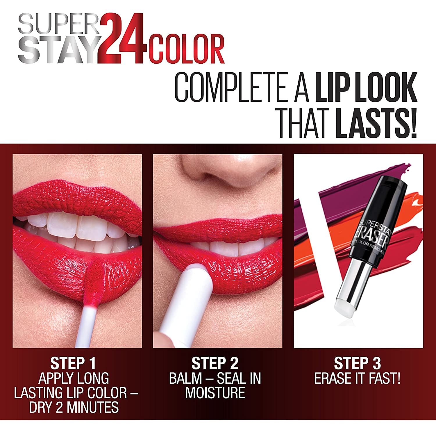 MAYBELLINE Super Stay 24 2-step Liquid Lipstick & Lip Balm — 925 Brooklyn Sunset (1 ct)
