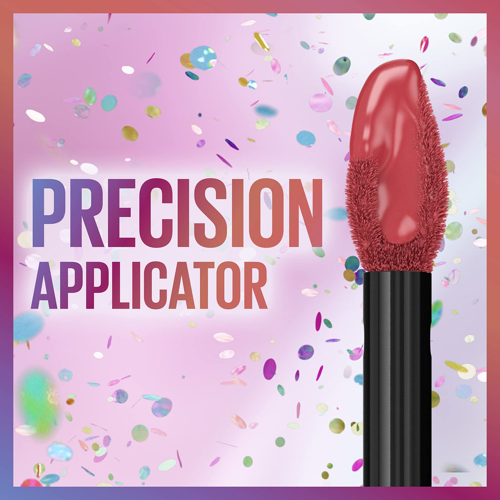 Maybelline New York Super Stay Matte Ink Birthday Edition – 16-Hour Transfer-Proof Lipstick, Birthday Babe (0.17 oz)