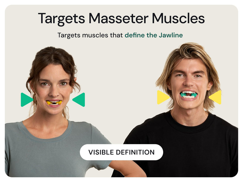 Mayena Jaw Exerciser Core — Dual-Layer Design, 4-Level Resistance, Define Jawline