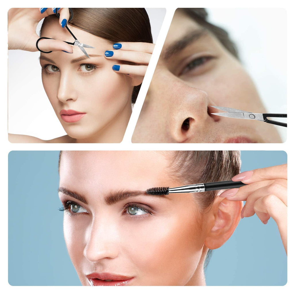 MAYKI Eyebrow Tweezers Set 6 PCS – Professional Stainless Steel Precision Tweezers Kit for Women & Men