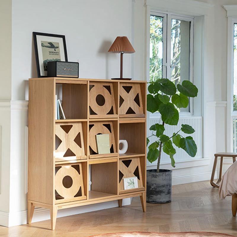 Maze Shelving Unit, Bookcase, Rosewood